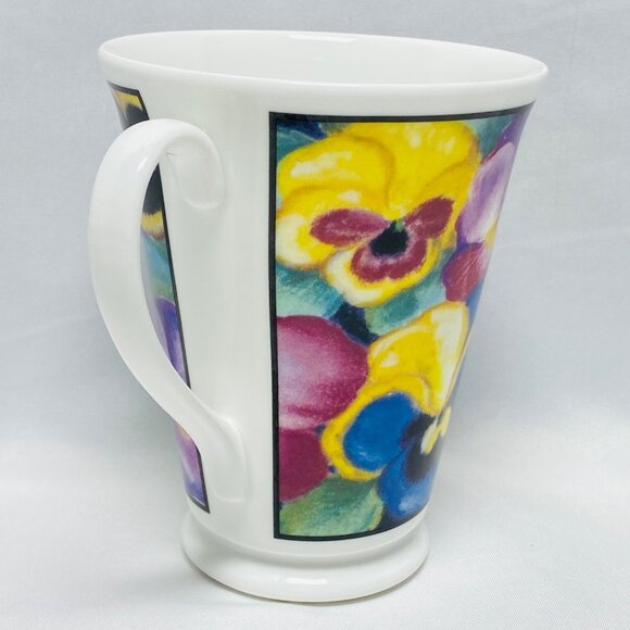 Crown Trent Flora Fine Bone China Mug 12oz Made In England - Picture 5 of 9